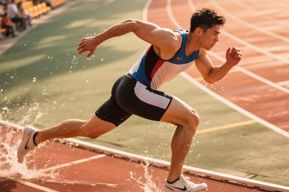 运动员的坚韧和奋斗精神感动观众