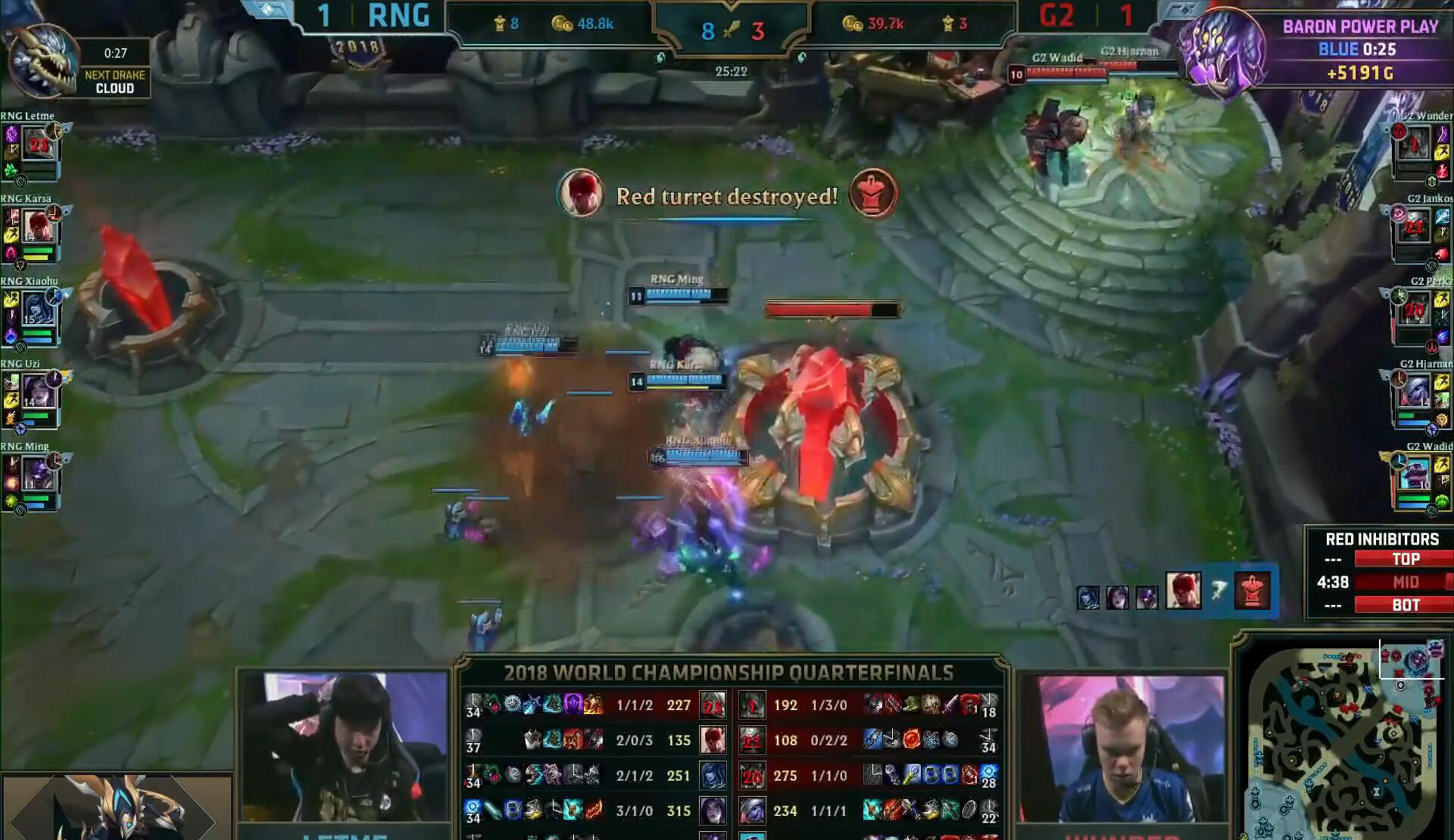 FLY横扫RNG，Perkz拿下关键大龙全球总决赛2:1（东京）